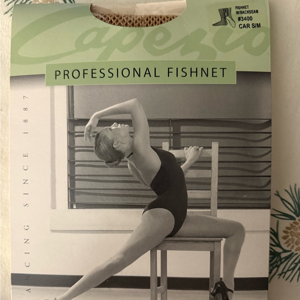 Capezio Professional Fishnet Tights - Caramel